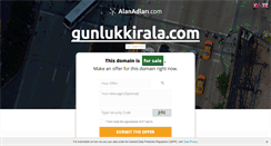 Desktop Screenshot of gunlukkirala.com